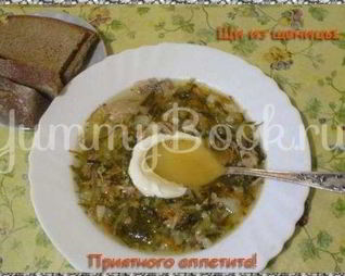 Щи из щеницы