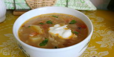 щи из свежей капусты с перловкой