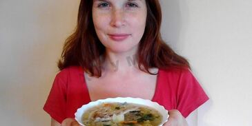 щи на курином бульоне из капусты