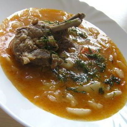 Щи с бараниной