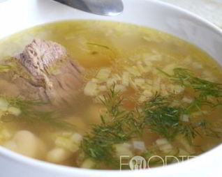 Щи с фасолью