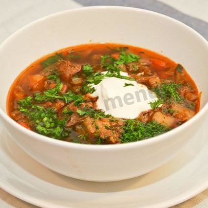 Щи с говядиной в мультиварке