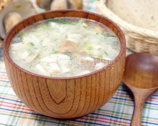 Щи с грибами