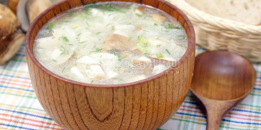 Рецепт щей с грибами