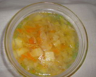 Щи с курицей в мультиварке