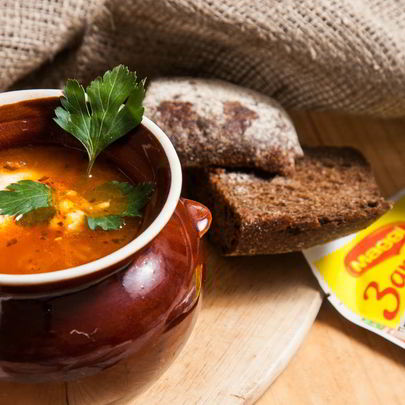 Щи с квашеной капустой