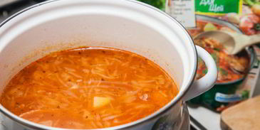 щи с квашеной капустой