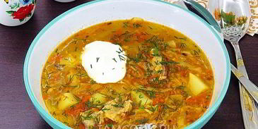 щи с рыбными консервами в мультиварке