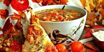 щи сборные с фасолью и фрикадельками