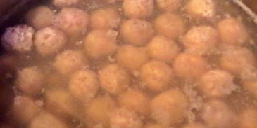 щи сборные с фасолью и фрикадельками