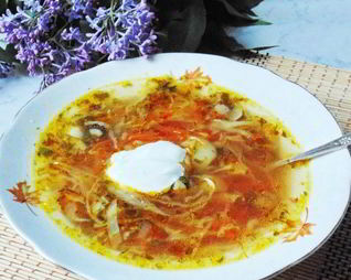 Щи вегетарианские