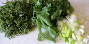 щи весенние с рисом и щавелем