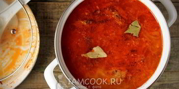 свежие щи с курицей