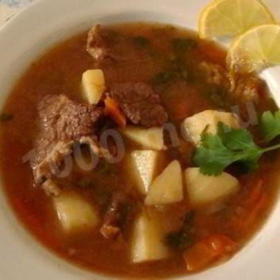 Шурпа по-узбекски