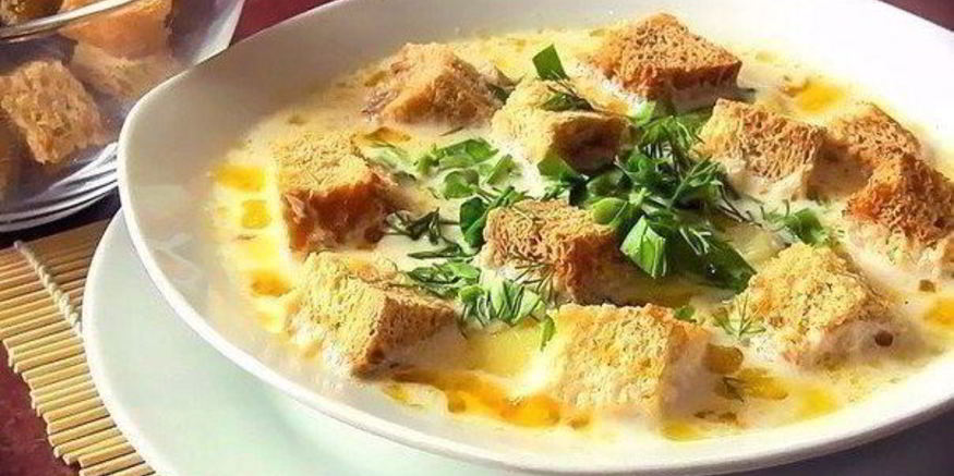 Рецепт сирния суп