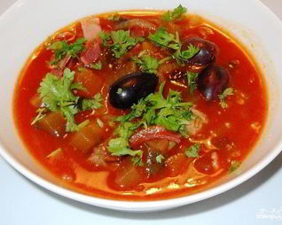 Диетическая солянка