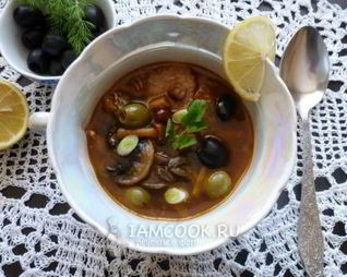 Грибная сборная солянка