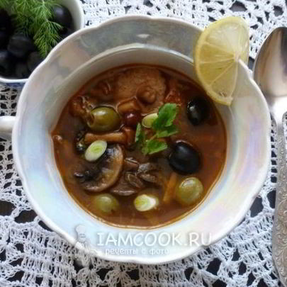 Грибная сборная солянка