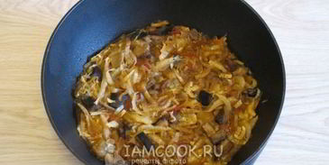 грибная солянка с капустой