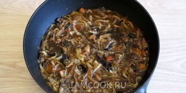 грибная солянка с капустой