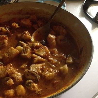 Рыбная солянка