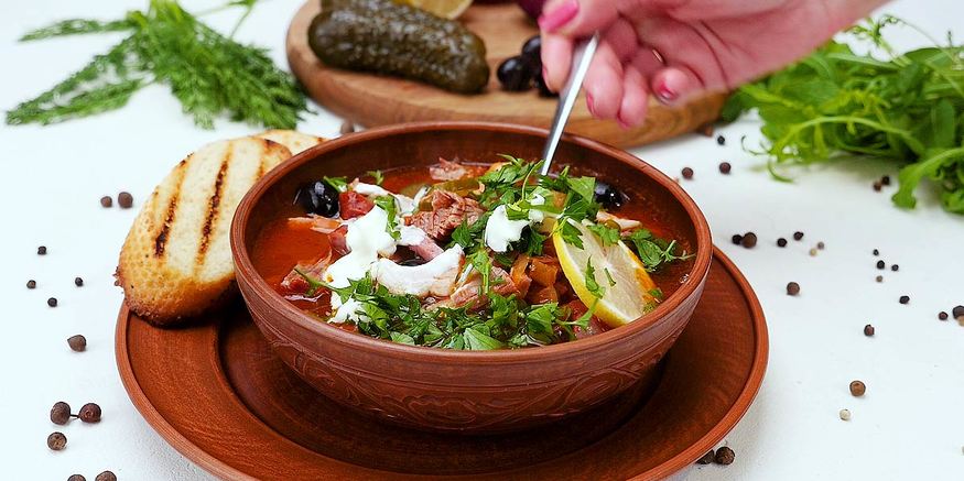 Рецепт сборной мясной солянки