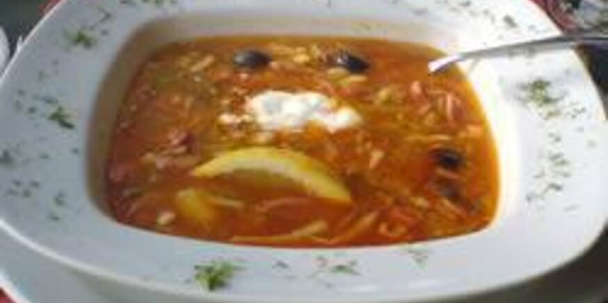 Рецепт сборной солянки