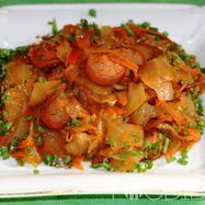 Рецепт Солянки из квашеной капусты с сосисками