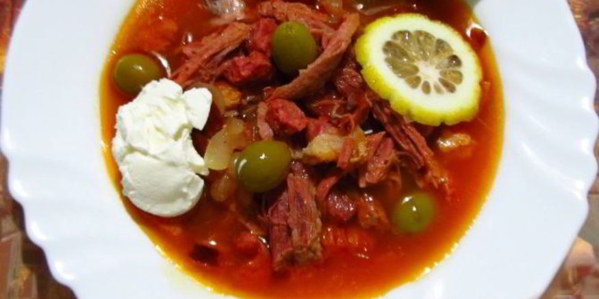 Рецепт солянки московской