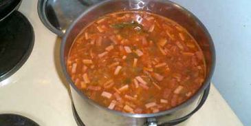 солянка с черносливом