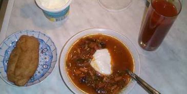 солянка с черносливом