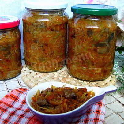 Солянка с грибами на зиму