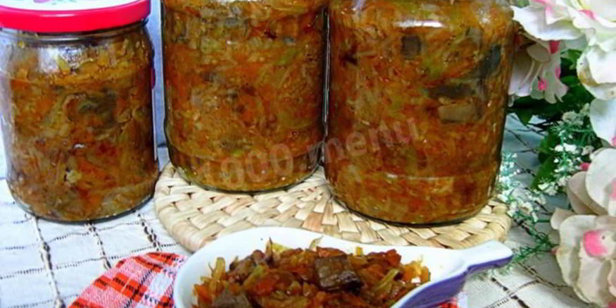 Рецепт солянки с грибами на зиму