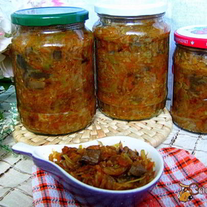 Солянка с грибами