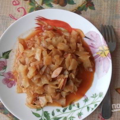 Солянка с сардельками в мультиварке