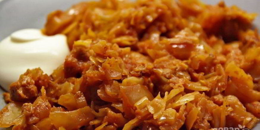 Рецепт солянки — тушеной капусты