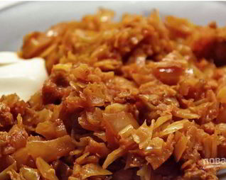 Вкусная солянка из капусты