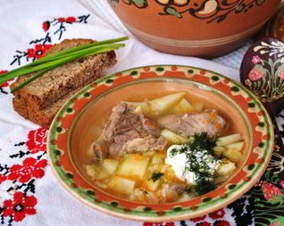 Суп Деревенский в горшочках