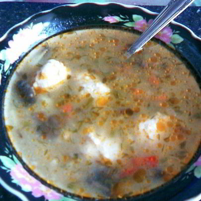 Суп грибное наваждение