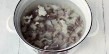 суп из куриных желудков