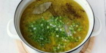 суп из куриных желудков