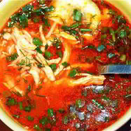 Рецепт Супа из курицы с помидорами