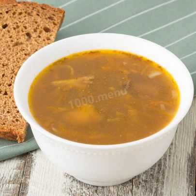 Суп из опят замороженных