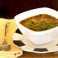 Рецепт Грузинского пряного супа Харчо