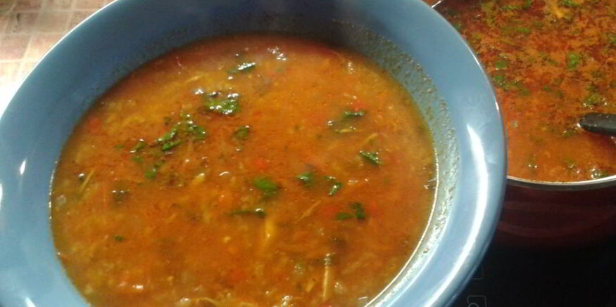 Рецепт куриного супа харчо