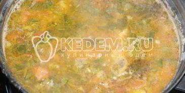 суп на косточке с черемшой