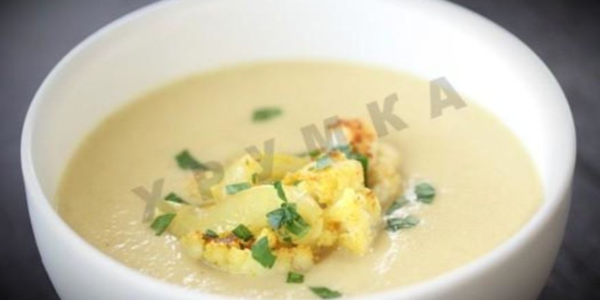 Рецепт австрийского супа-пюре из цветной капусты