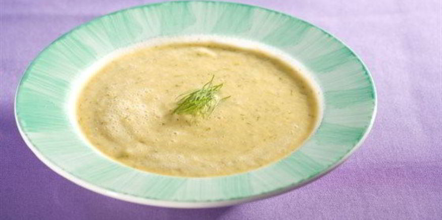 Рецепт быстрого зеленого супа-пюре с кабачками