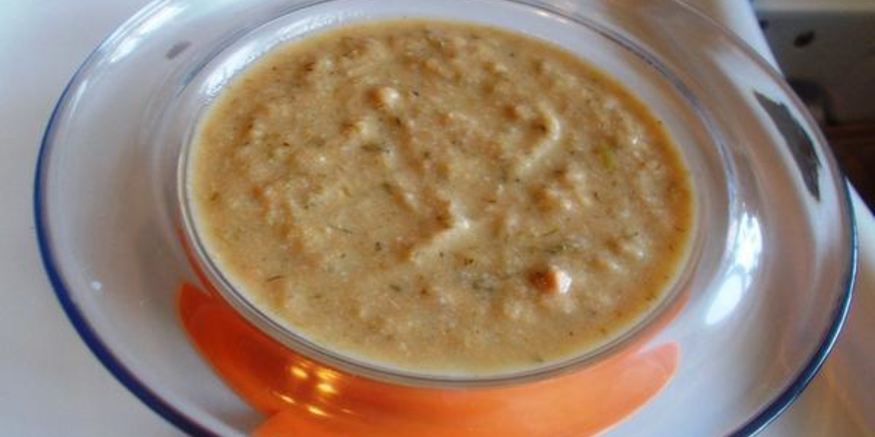 Рецепт детского супа-пюре из кижуча с зеленью