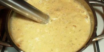 детский суп-пюре из кижуча с зеленью